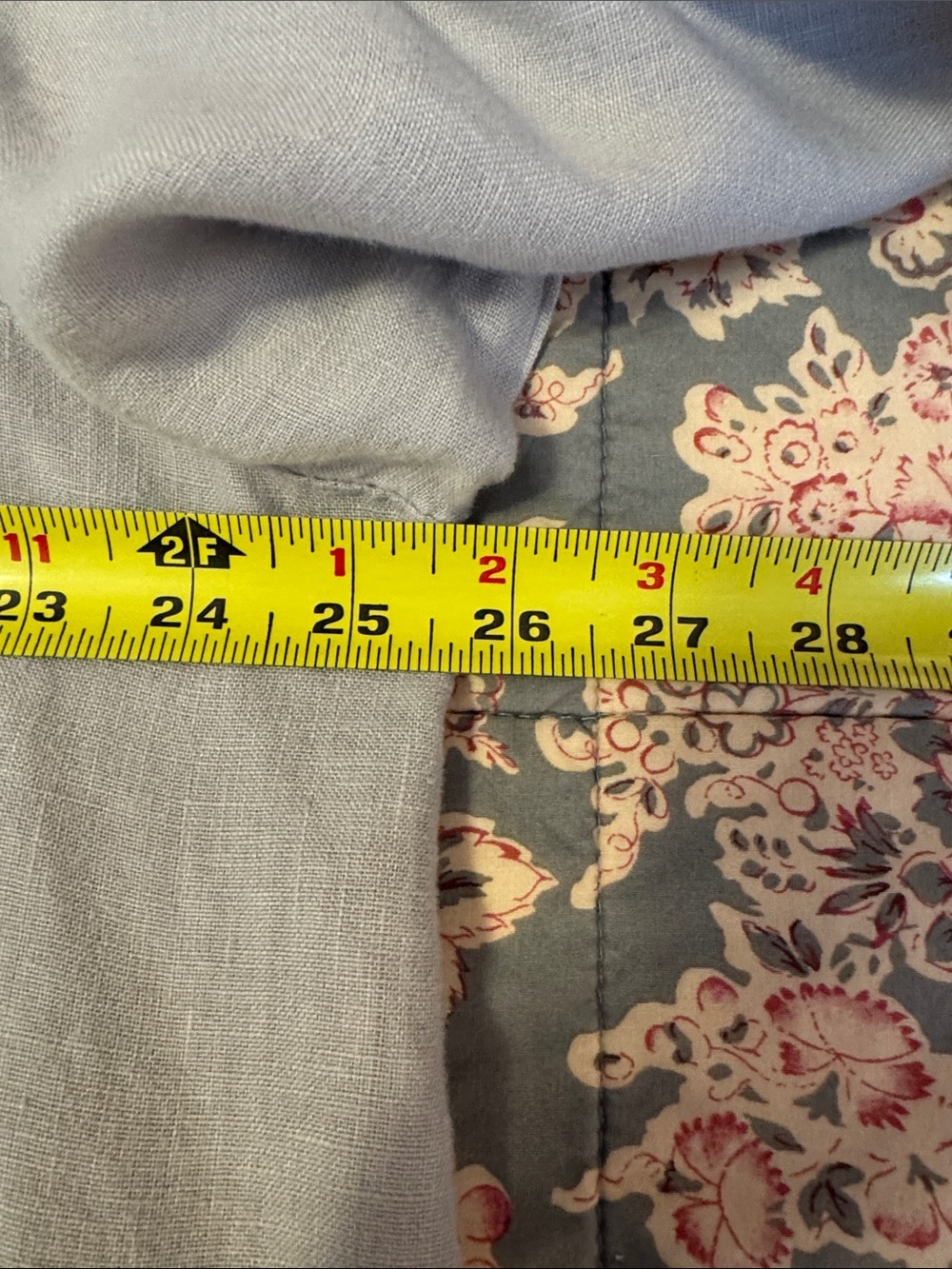 Women's Light Gray Linen Dress/Cover Up/2X - Picture 9 of 9